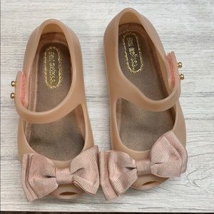 Mini Melissa peach/nude 6T shoes